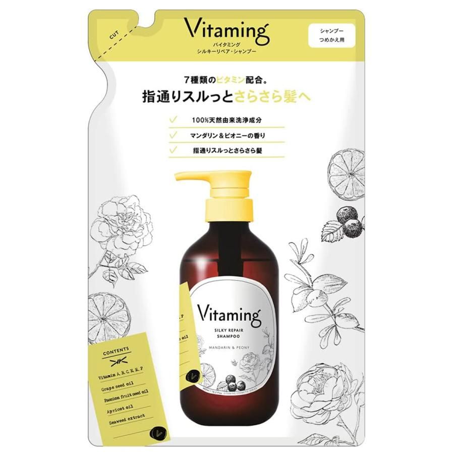 바이타밍 실키 리페어 샴푸 리필 400ml