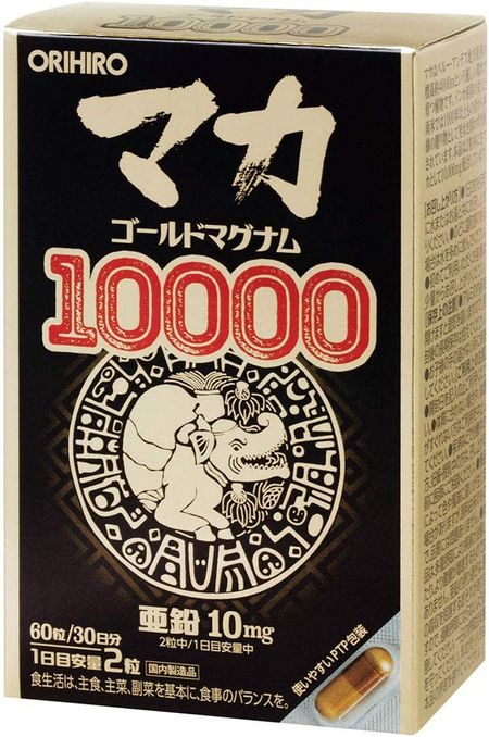 ORIHIRO 玛卡黄金玛格南10000 60片