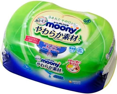 尤妮佳 moony嬰兒濕紙巾 主體裝 76枚