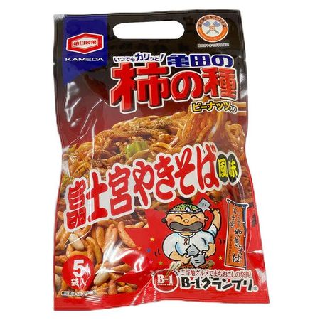 Kameda Kakinotane Fujinomiya Yakisoba Flavor 5 bags 120g