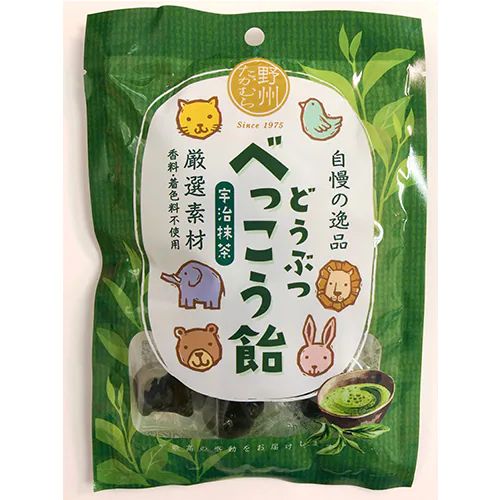 どうぶつべっこう飴 宇治抹茶 50g