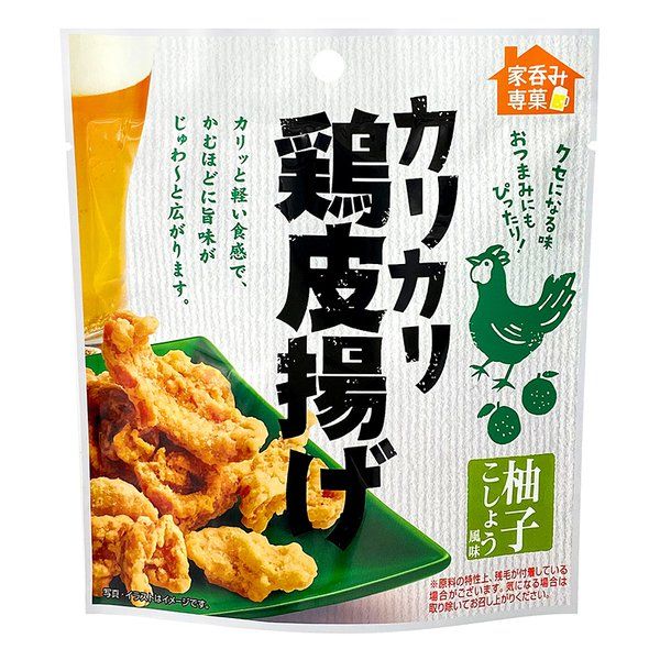 MDホールディングス カリカリ鶏皮揚げ 柚子こしょう風味 33g