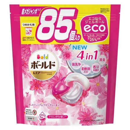 宝洁 Bold 4D 舒缓高级花香凝胶球补充装超大容量