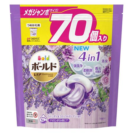 宝洁 Bold 4D 薰衣草花香花园香氛凝胶球补充装超大容量