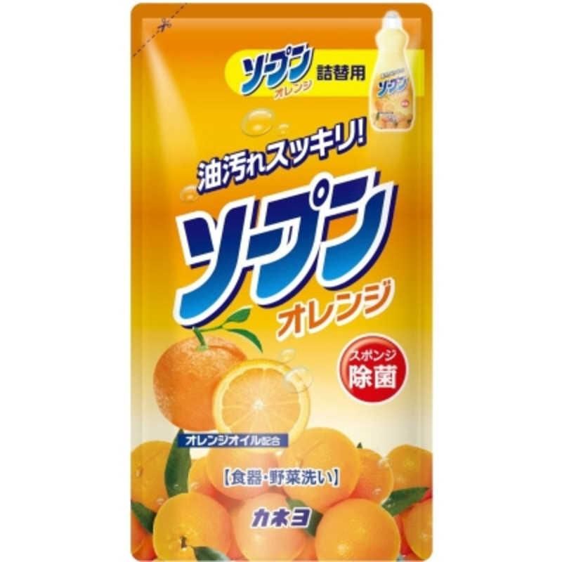 カネヨ石鹸 カネヨ ソープン オレンジ 詰替 500ml [台所用洗剤]