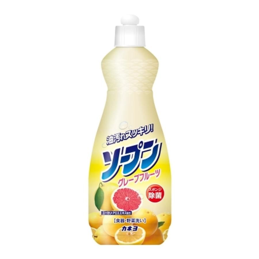 Kaneyo Soap Kaneyo肥皂葡萄柚600ml [廚房洗滌劑]