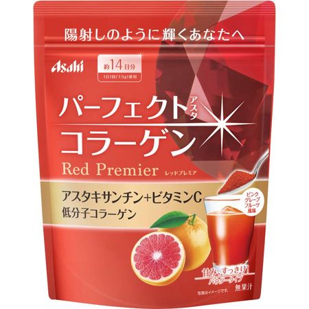 Asahi Perfect Asta 胶原蛋白粉 红色 Premier 105g