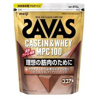 明治SAVAS Savas 酪蛋白乳清蛋白 MPC100 可可口味 810g