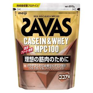 Meiji SAVAS Savas Casein & Whey MPC100 Cocoa Flavor 810g