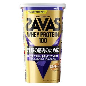 明治 SAVAS ザバス ザバス ホエイプロテイン100 ミルクティー風味 280g
