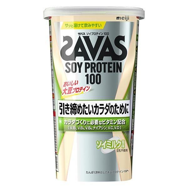 明治 SAVAS ザバス ザバス ソイプロテイン100 ソイミルク風味 224g