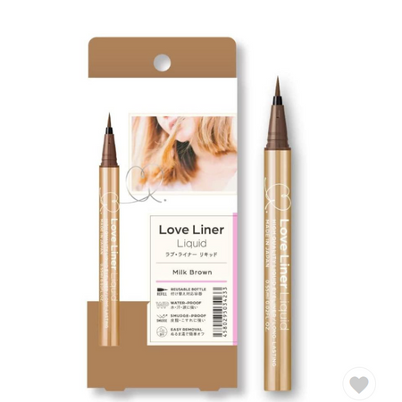 loveline Love Liner Liquid Eyeliner R4 Milk Brown 0.55ml