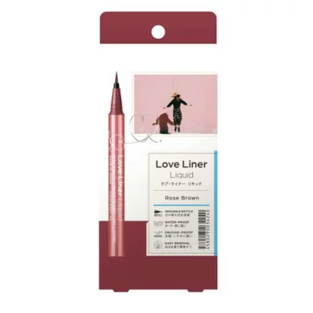 loveline Love Liner Liquid Eyeliner R4 Rose Brown 0.55ml