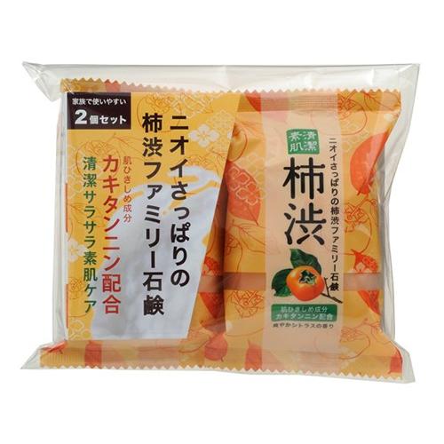 PELICAN沛麗康石鹼 鵜鶘肥皂柿子收斂肥皂80g（×2件）