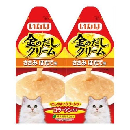 Inaba Golden Dashi Cream Chicken Fillet Scallop Flavor 30g (x2 bags)