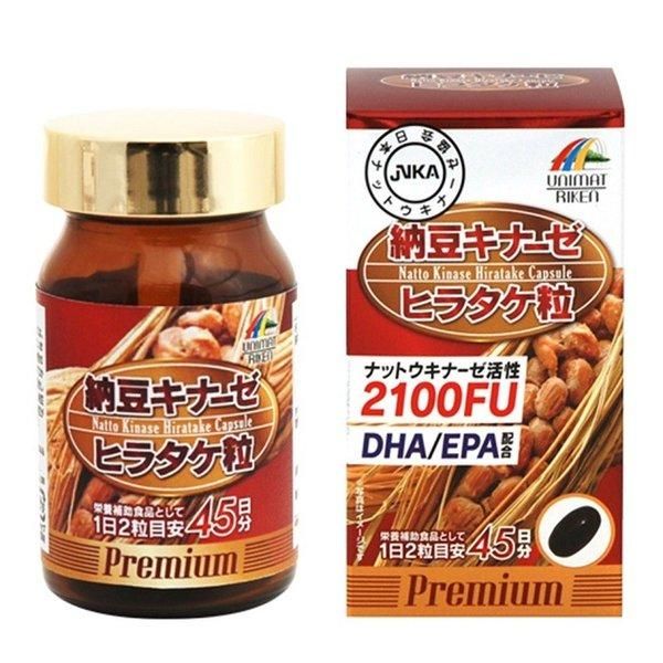 Unimatto Riken Natto激酶Hiratake谷物90粒