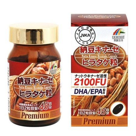 Unimatto Riken Natto Kinase Hiratake Grain 90 grains
