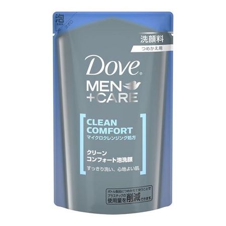 Dove Men+Care Clean Comfort Foaming Face Wash 110mL (Refill)