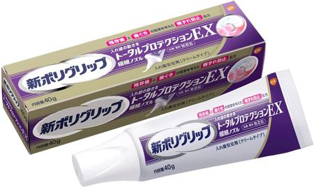 Earth New Polygrip Total Protection EX Denture Adhesive 40g