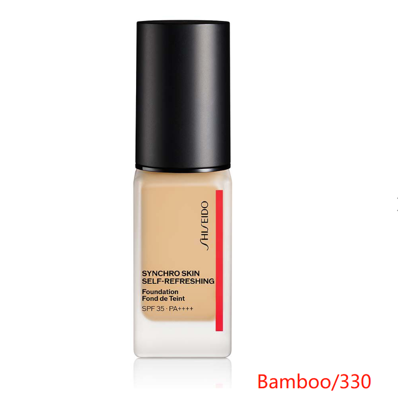 SHISEIDO Skincare Shiseido Makeup Synchin同步自我新鮮新鮮溶液粉底SPF35 / PA ++++ /身體 / 330 Bamboo / 30ml / Unscented