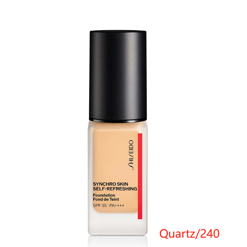 Shiseido Makeup Synchops皮肤自我新鲜新鲜溶液粉底SPF35 / PA ++++ /身体 / 240 Quartz / 30ml / Unscented