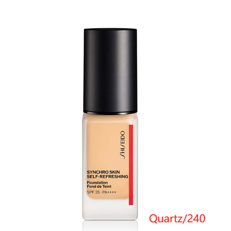 資生堂 SHISEIDO 彩妝同步肌膚自我更新粉底液 SPF35 / PA++++ / 正裝 / 240 Quartz / 30mL / 無香料