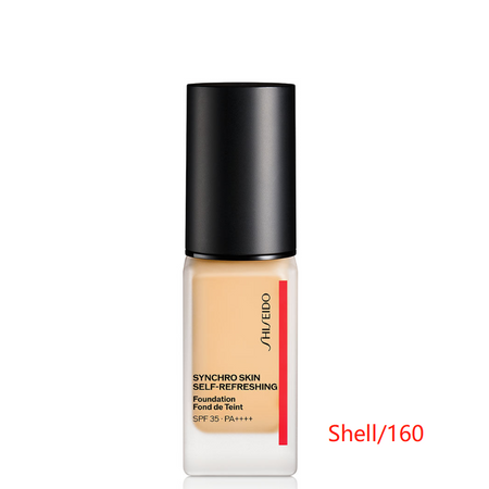 SHISEIDO 資生堂 彩妝同步肌膚自我更新粉底液 SPF35 / PA++++ / 正裝 / 160 Shell / 30mL / 無香料