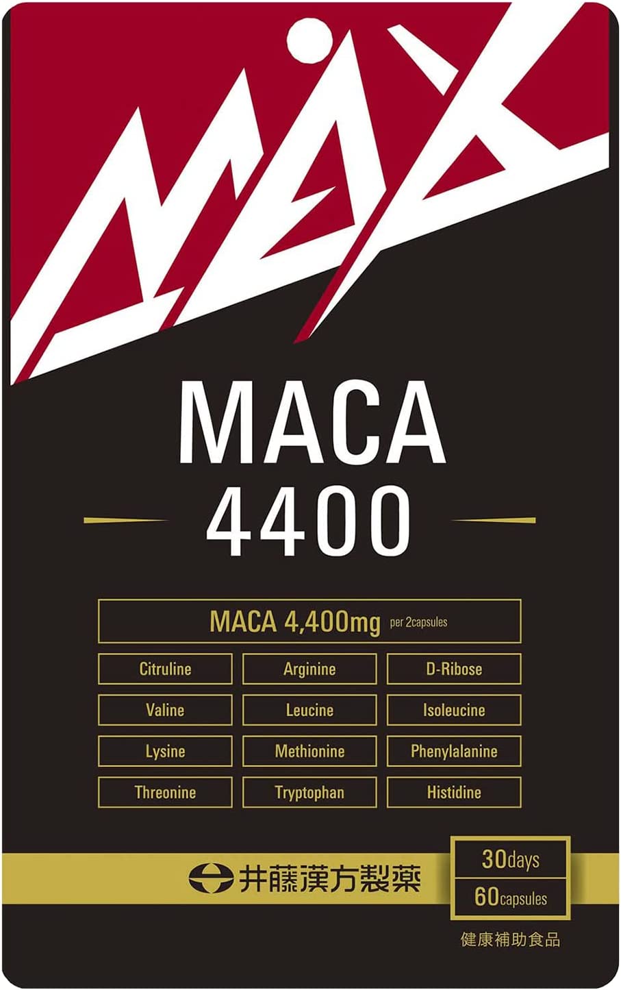 井藤漢方製藥 IDE Kampo Pharmaceutical Max MacA 4400 60片30天