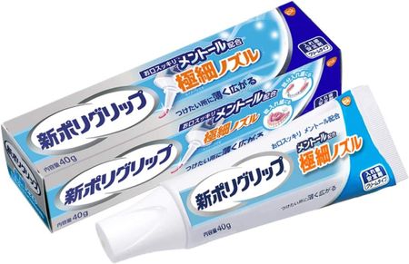 Earth Chemical New Polygrip Extra Fine Nozzle Menthol 40g