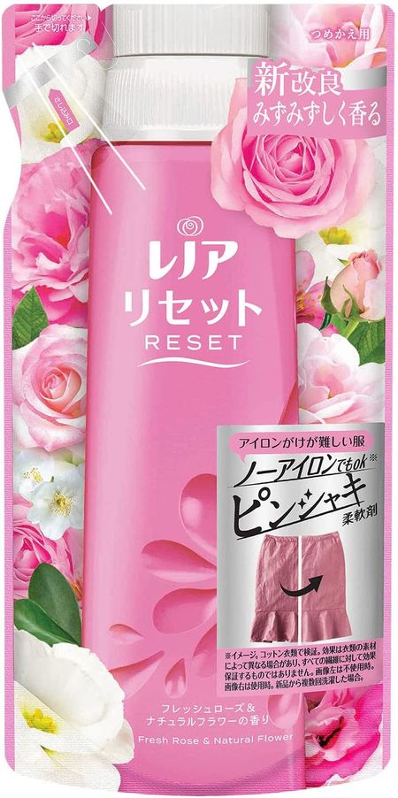P&G Lenor Reset 清新玫瑰与天然花卉补充装 480ml