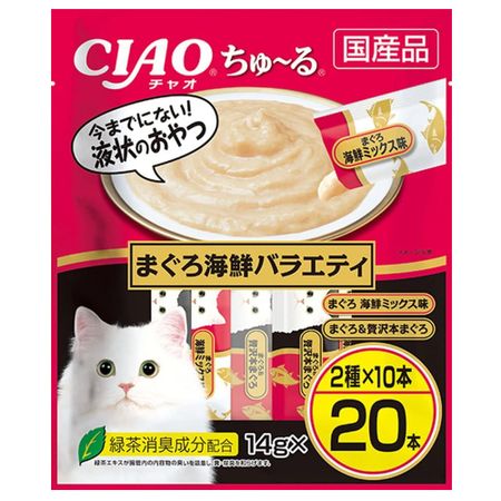 CIAO Churu Tuna Seafood Variety 14g x 20 pieces