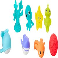 infantino（英法諾）海洋動物夥伴8件組（水槍玩具）（適用年齡：0個月以上）