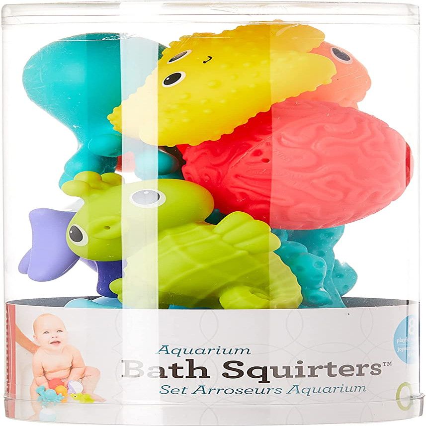 infantino（英法諾）海洋動物夥伴8件組（水槍玩具）（適用年齡：0個月以上）