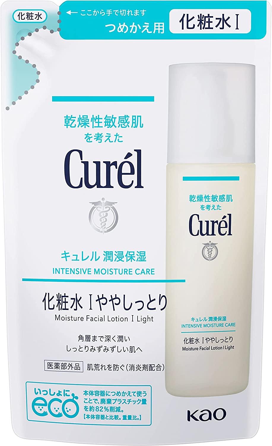 花王 Curel/珂潤 花王Curel化妝水I 微保濕 補充裝 130ml