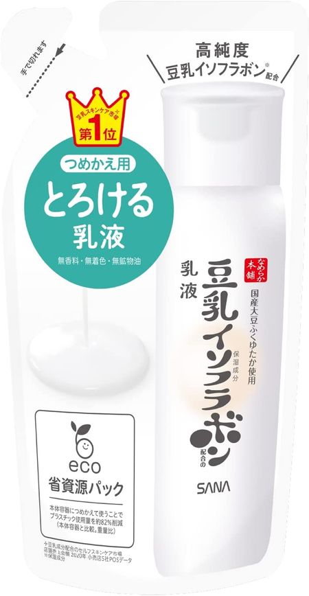 常盘药品工业 Sana Nameraka 本铺乳液 NC 补充装 130ml