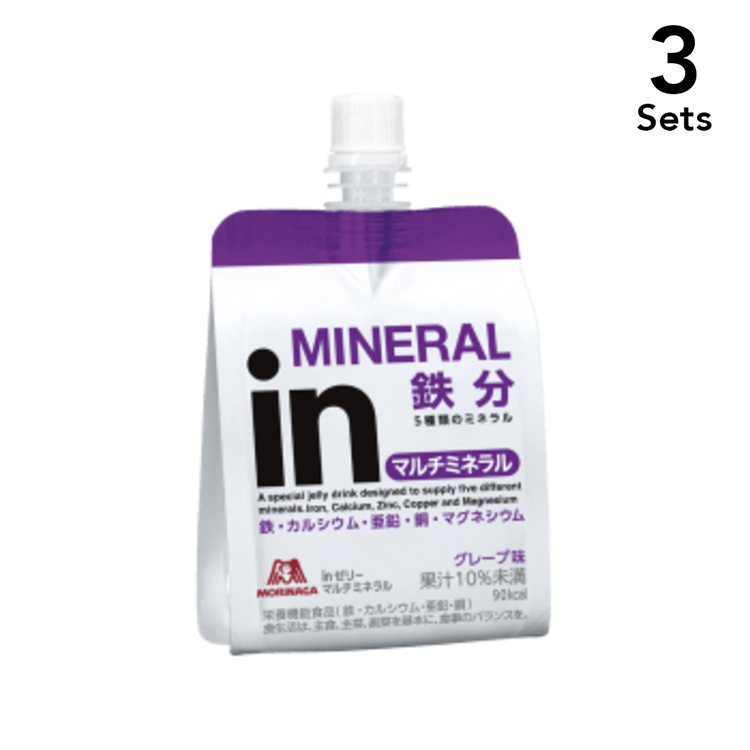 森永製菓 【3入組】森永 Weider in多種礦物質果凍 180g