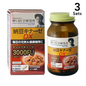 【Set of 3】Noguchi Research Institute Natto Kinase DX 90 tablets