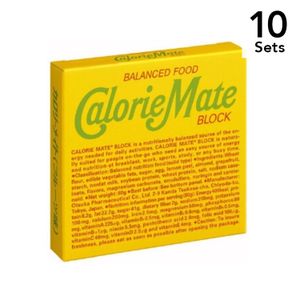 【Set of 10】 Calorie mate block type fruit flavor 4 pieces