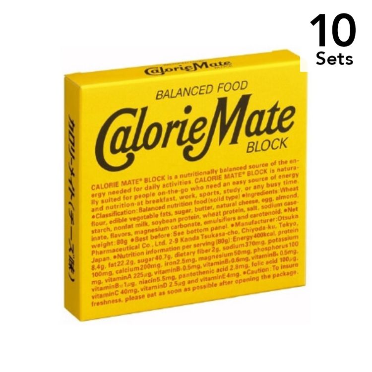 【10入組】CalorieMate 起司風味 4塊裝