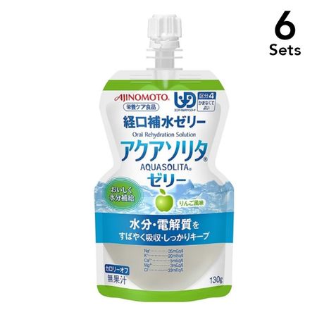 【Set of 6】 Aqua Sorita Slylee Apple flavor 130g
