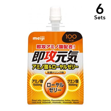 [Set of 6] Instant Energy Jelly Amino Acid & Royal Jelly 180g