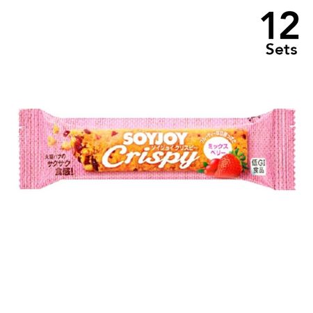【12個セット】SOYJOY クリスピーミックスベリー 25g
