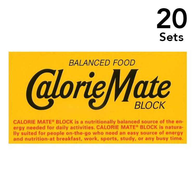 [Set of 20] Otsuka Pharmaceutical Calorie Mate Block, Cheese Flavor, 2 pieces (20 g each)