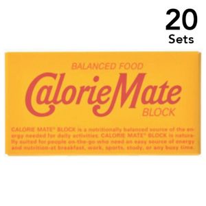 【Set of 20】 Otsuka Pharmaceutical Calorie Mate Block Maple Taste 20gx2
