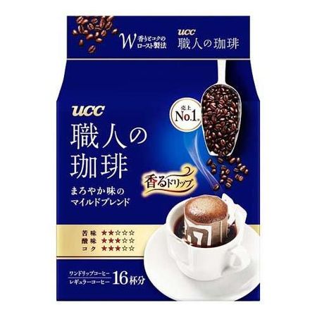 UCC Artisan Coffee Drip Coffee Mild Blend 7g x 16 cups