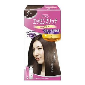 Paon Essence Thrich milky lotion type 5 Chestnut color [1 agent 50g+2 agent 50ml] 1 piece