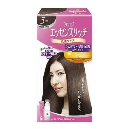 Paon Essence Rich 滋養乳液型 5號 栗色 ［1劑50g＋2劑50mL］ 1入