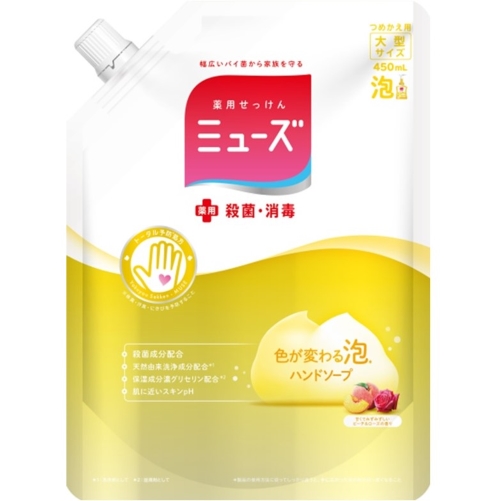 Reckitt Benckiser Japan Muse 泡泡繆斯桃子和玫瑰大補充