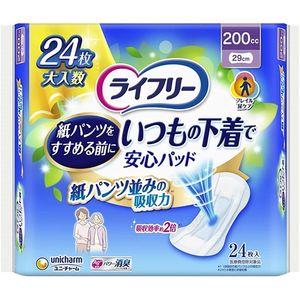 在通常的内衣200cc中可靠的PAD 200cc