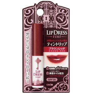Lip dress tint brown red